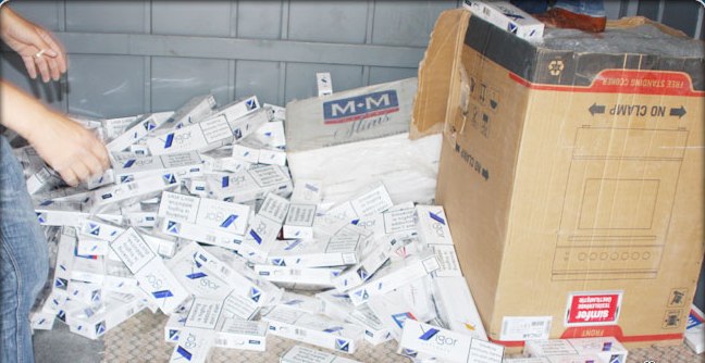 84 bin paket kaçak sigara yakalandı