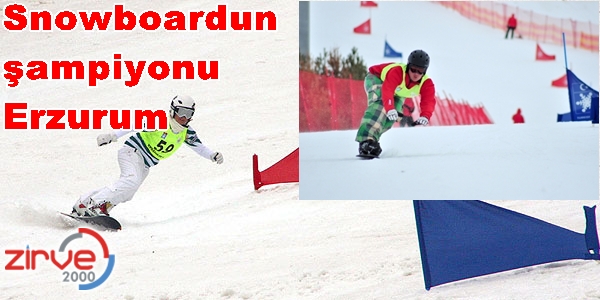‘Snowboard Türkiye Şampiyonası’  sona erdi