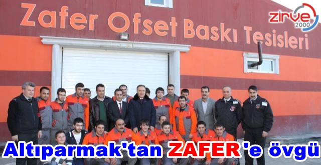 Zafer Ofset Tesisleri’ne tam not
