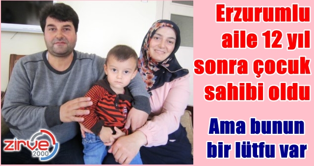 12 yıl sonra çocukları oldu