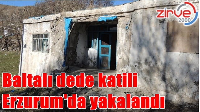 Baltayla dedesini öldürdü