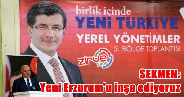Bölge toplantısında konuştu