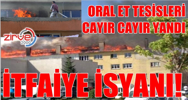 Ekipler yangına yetersiz kaldı..