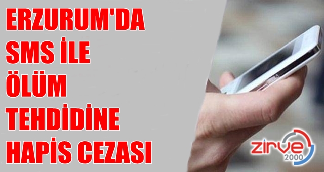 SMS tehdidine 5 yıl hapis