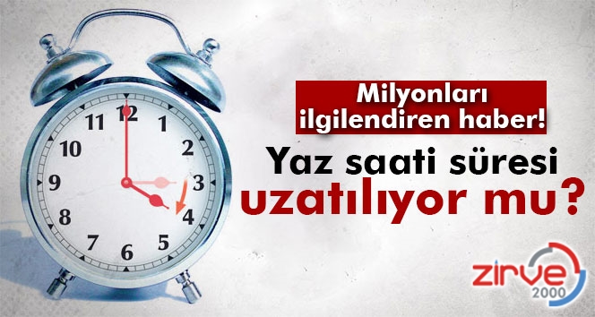 Ertelenmesi gündemde…