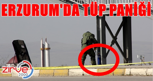 Üst geçite oksijen tüpü bıraktılar