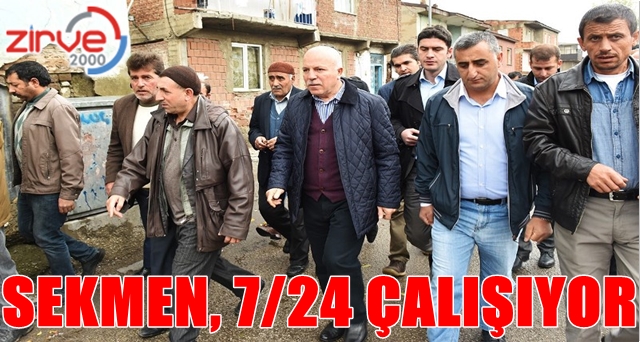 Vatandaşların sorunlarını dinliyor