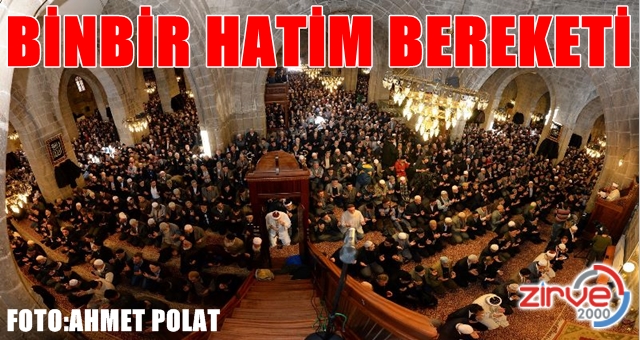 24 bin 933 hatimin duası yapıldı