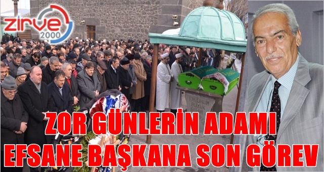 Efsane başkana veda…