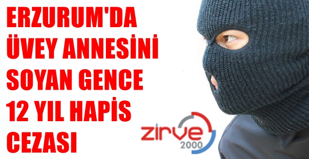 Üvey annesini soydu
