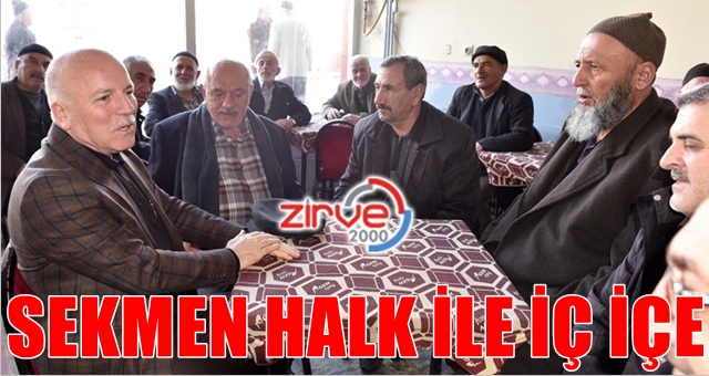 Vatandaşların sorunlarını dinliyor