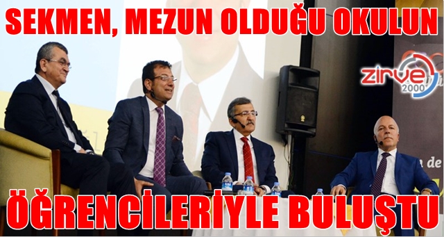 Panelde konuştu