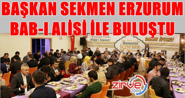 İlk iftar programı basına…