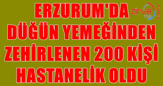Tavuk yemeği zehirledi