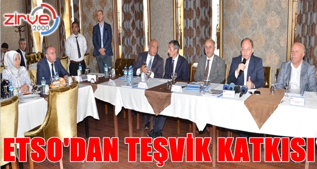ETSO’dan teşvik paketine katkı