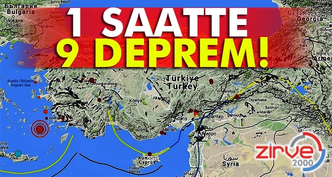 Deniz sallandı