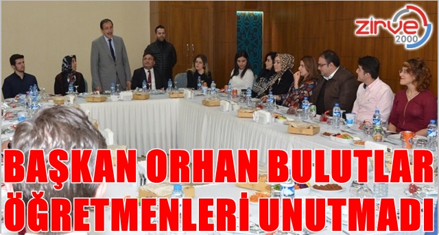 Başkan Bulutlar öğretmenlere yemek verdi