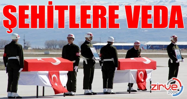 Şehitlere Erzurum’da tören…