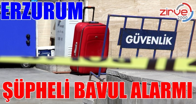 Kırmızı bavul polisi harekete geçirdi