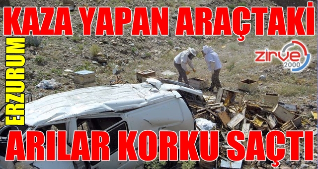 Otomobil devrildi…