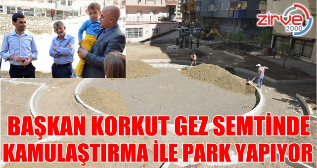 Çöplük yeşil alan oluyor