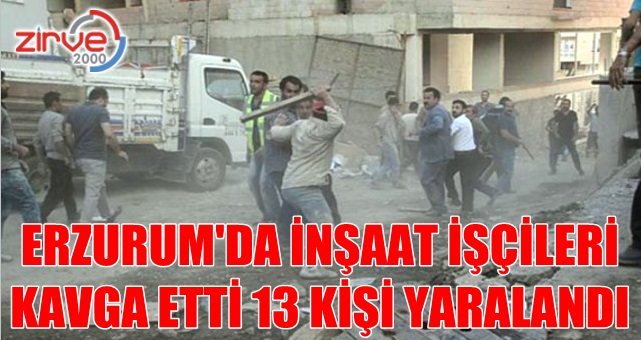 Boyacılarla mermerciler kavga etti