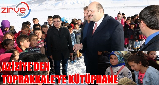 Aziziye Belediyesi’den kütüphane