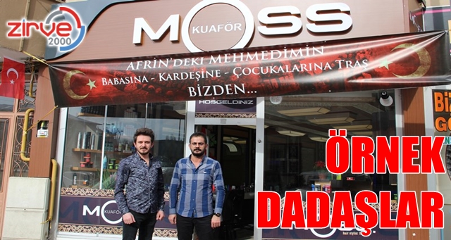 Afrin’deki Mehmetçiklerin ailelerine ücretsiz tıraş