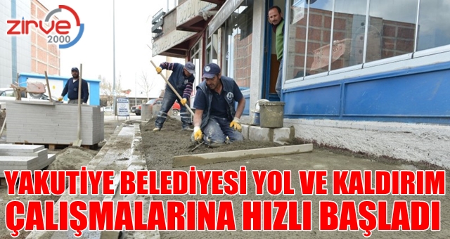 Yakutiye çalışmalara hızlı başladı