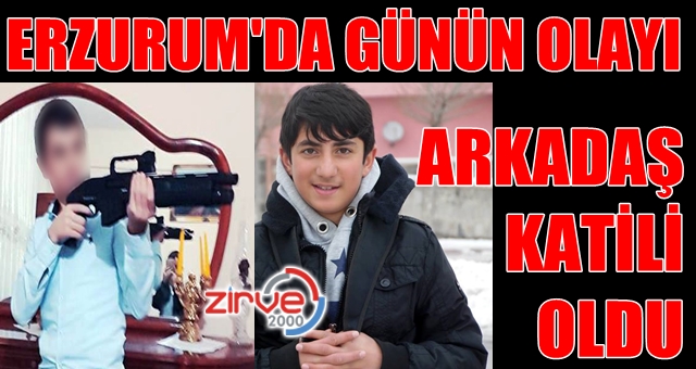 Silahla poz veren arkadaşını vurdu