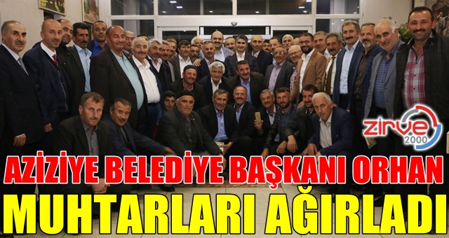 72 mahalle muhtarına iftar verdi