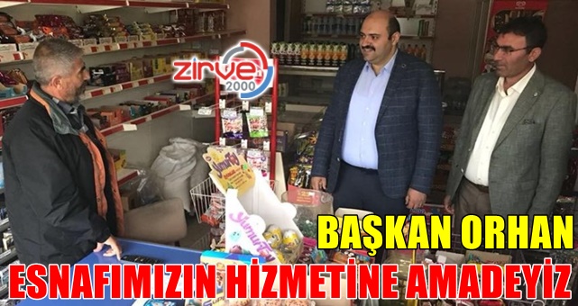 Esnaf ziyaretlerini sürdürdü