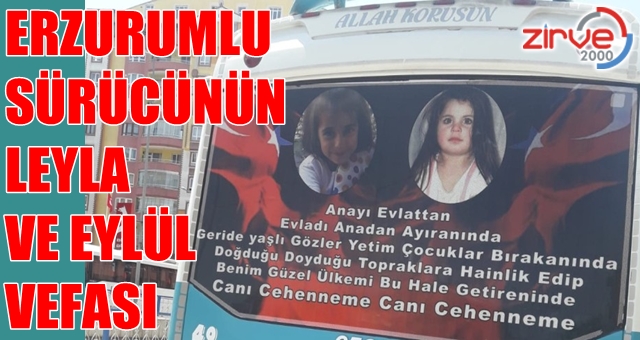 Aracının camını fotoğraflarıyla süsledi