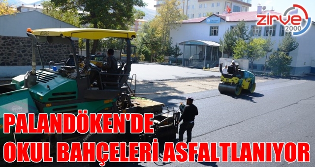 Çevre düzenlemesi ve asfalt yapılıyor
