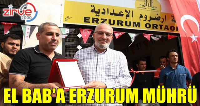 Erzurum Ortaokulu açıldı