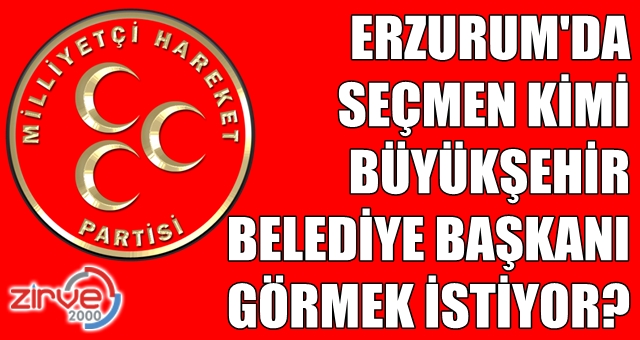 MHP seçmeni kimi istiyor?
