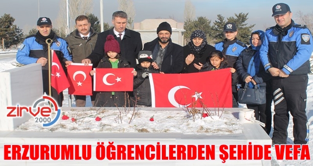 Erzurumlu öğrencilerden vefa