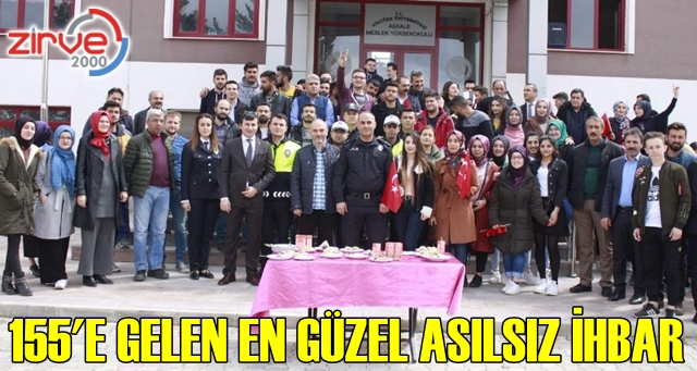 155’e gelen en güzel asılsız ihbar