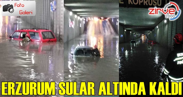 Alt geçitlerde araçlar mahsur kaldı