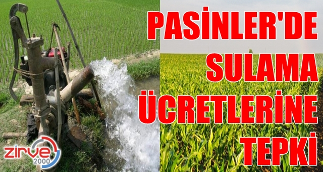 Su kullanma fiyatlarına tepki