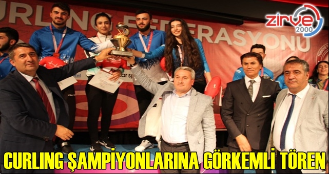 Şampiyonlar ödüllerini aldı