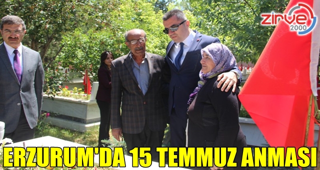 Erzurum’da 15 Temmuz Milli Birlik ve Demokrasi günü etkinlikleri