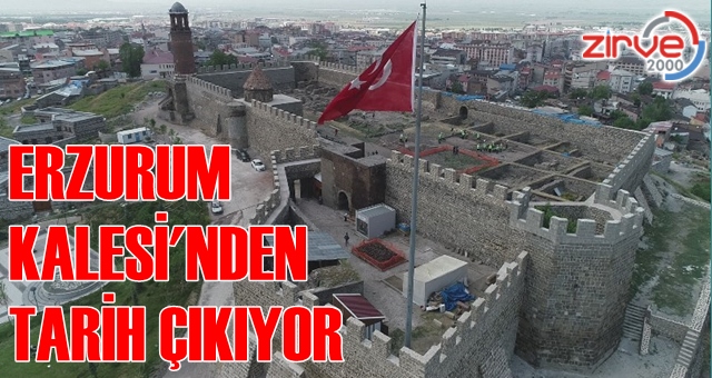 Erzurum Kalesi’nde tarihi kazı