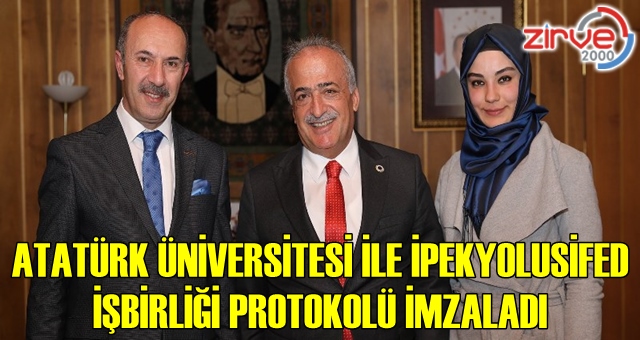 Atatürk Üniversitesi iki protokole birden imza attı