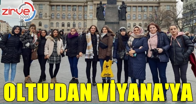 Oltulu öğrenciler Viyana’da staj gördü