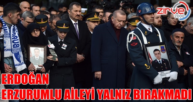 Erzurumlu şehit son yolculuğuna uğurlandı
