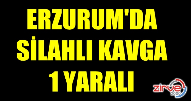 Salı pazarında silahlı kavga: 1 yaralı