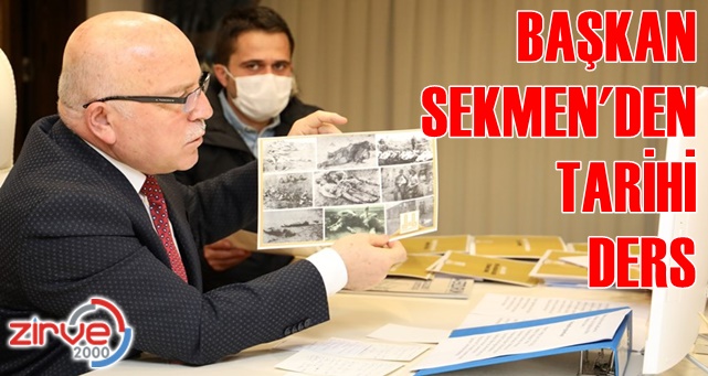 Başkan Sekmen’den canlı yayında tarihi ders