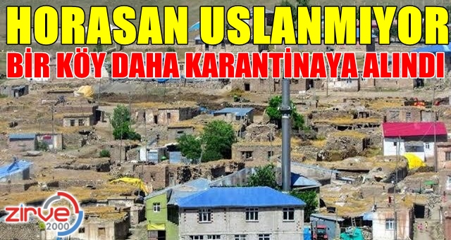 Horasan uslanmıyor