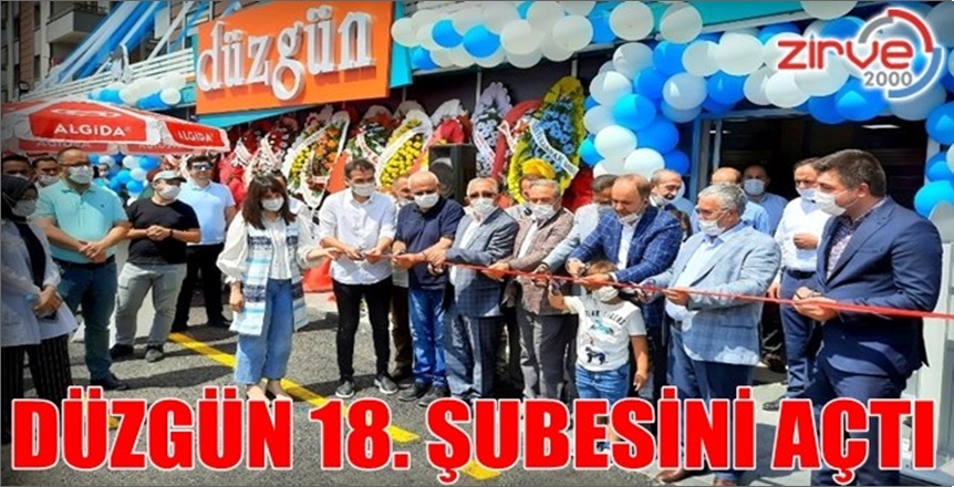 Düzgün market 18’nci şubesini açtı